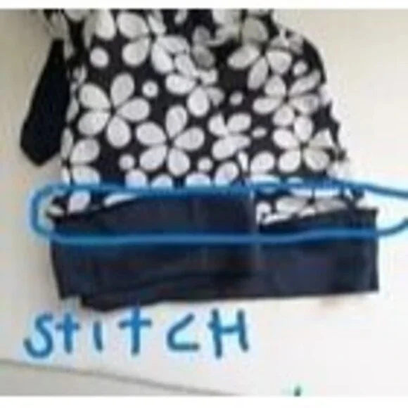 Grip Collection swimsuit Size S Blue and White - Picture 6 of 6